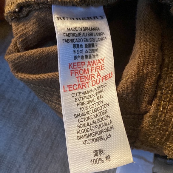 Burberry Corduroy Pants - Picture 6 of 7